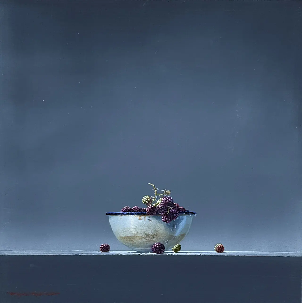 Bryan Hanlon - blackberries and bowl